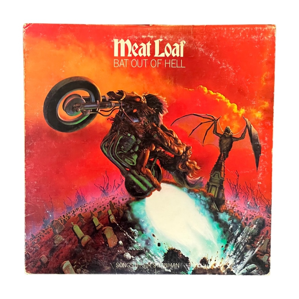 MEATLOAF Bat Out Of Hell Archive 1977 Orange Label 7-track Vinyl